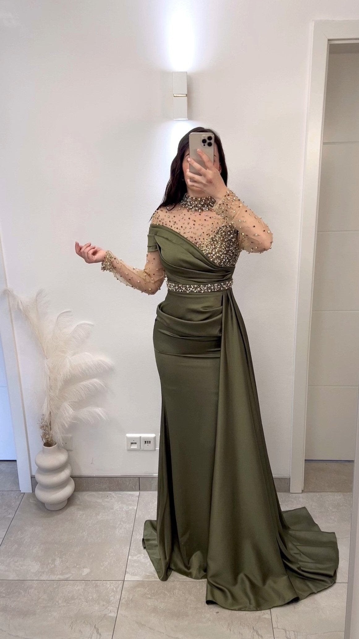 Aylin Dress Khaki